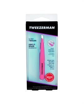 Tweezerman Slant Tweezer - Geranium hos parfumerihamoghende.dk 