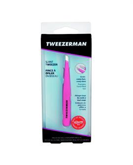 Tweezerman Slant Tweezer - Pretty in Pink hos parfumerihamoghende.dk 