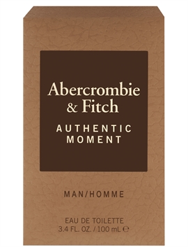 Abercrombie & Fitch - Authentic Moment Man Edp 100 ml hos parfumerihamoghende.dk 