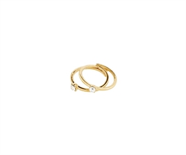 Pilgrim Guldbelagte Sky Ringe