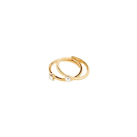 Pilgrim Guldbelagte Sky Ringe
