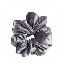 Le Mosch Silk Mega Scrunchie - Silver Grey hos parfumerihamoghende.dk 