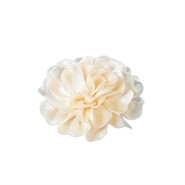 Le Mosch Petit Satin Blomst -  Creme 6,5 cm hso parfumerihamoghende.dk 