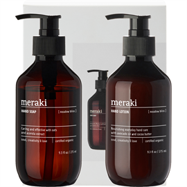 Meraki Gaveæske Meadow Bliss Håndsæbe og Håndcreme 2 x 275 ml hos parfumerihamoghende.dk 