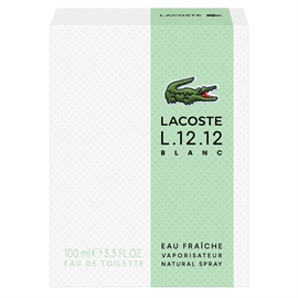 Lacoste L.12.12.Blanc Eau Fraiche Edt 100 ml hos parfumerihamoghende.dk 