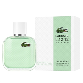 Lacoste L.12.12.Blanc Eau Fraiche Edt 50 ml  hos parfumerihamoghende.dk 