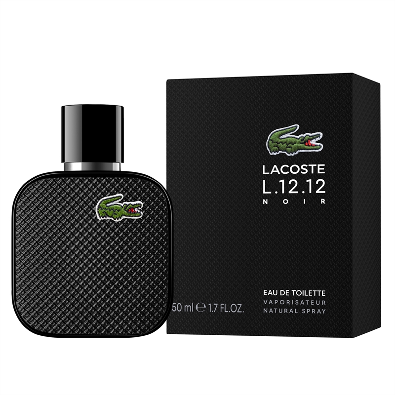 Lacoste L.12.12 Black edt 50 ml hos parfumerihamoghende.dk 