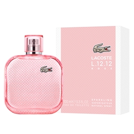 Lacoste L.12.12 Rose Sparkling edt 100 ml hos parfumerihamoghende.dk 