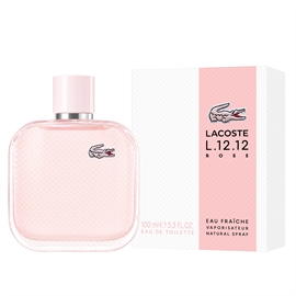 Lacoste L.12.12 Rose Eau Fraiche edt 100 ml  hos parfumerihamoghende.dk 