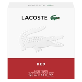 Lacoste Red 125 ml edt hos parfumerihamoghende.dk 