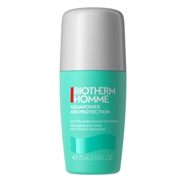 Biotherm - Homme Aquapower Antiperspirant Deo Roll On - 75 ml hos parfumerihamoghende.dk 