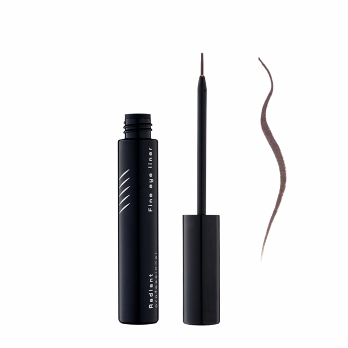 Radiant - Fine Eyeliner 02 Brown - 5 ml i parfumerihamoghende.dk