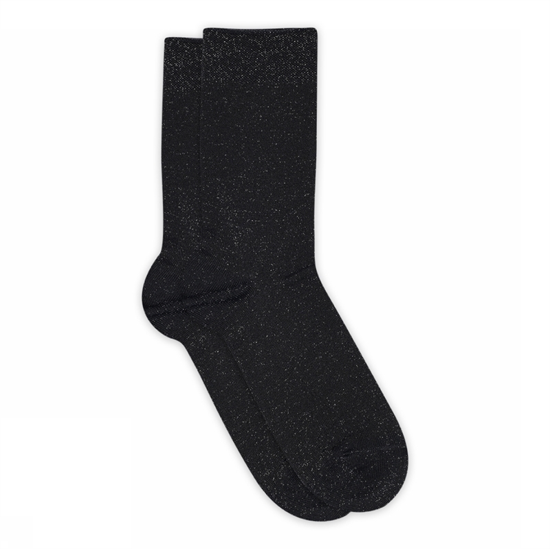 MP Denmark Pernille Glitter Socks - Navy 37/39 hos parfumerihamoghende.dk 