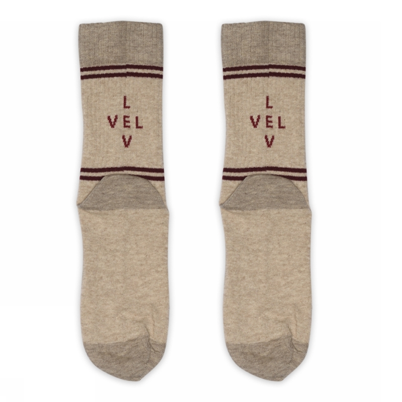 MP Denmark Gunnvar Socks - Beige Melange 37/39 hos parfumerihamoghende.dk 