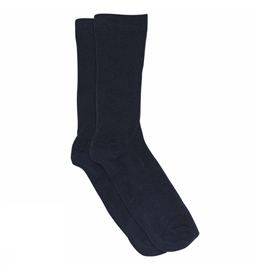 mp Denmark Fine Cotton Rib Socks 37/39 - Navy