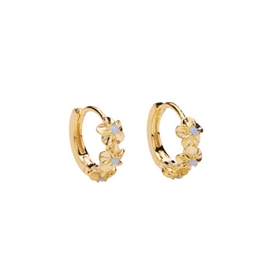 Pico Aster Crystal Hoops Blue Opac hos parfumerihamoghende.dk 