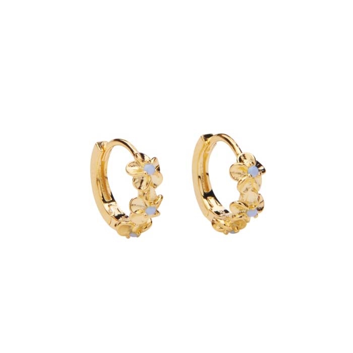 Pico Aster Crystal Hoops Blue Opac hos parfumerihamoghende.dk 