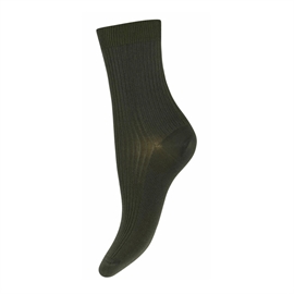 mp Denmark - Vicky Viscose Rib Socks 37/39 - Forest Night hos parfumerihamoghende.dk 