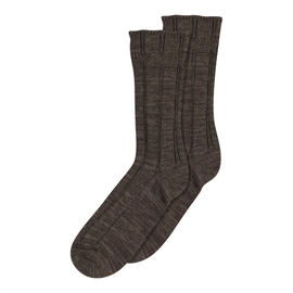 Mp Denmark Be Socks 40/42 - Brown Melange hos parfumerihamoghende.dk 