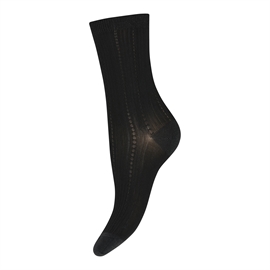 mp Denmark -Linea Socks 40/42 - Black hos parfumerihamoghende.dk 