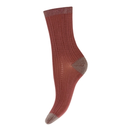 mp Denmark - Linea Socks 37/39 - Hot Chocolate hos parfumerihamoghende.dk 