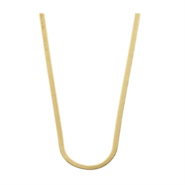 Pilgrim - Joanna Flat Snake Chain Necklace Gold-Plated