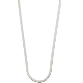 Pilgrim - Joanna Flat Snake Chain Necklace Silver-Plated