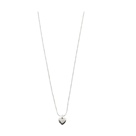Pilgrim - Jayla Heart Pendant Necklace Silver-Plated