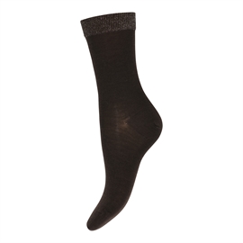 mp Denmark - Wool/Silk Socks 37/39 - Dark Brown hos parfumerihamoghende.dk 