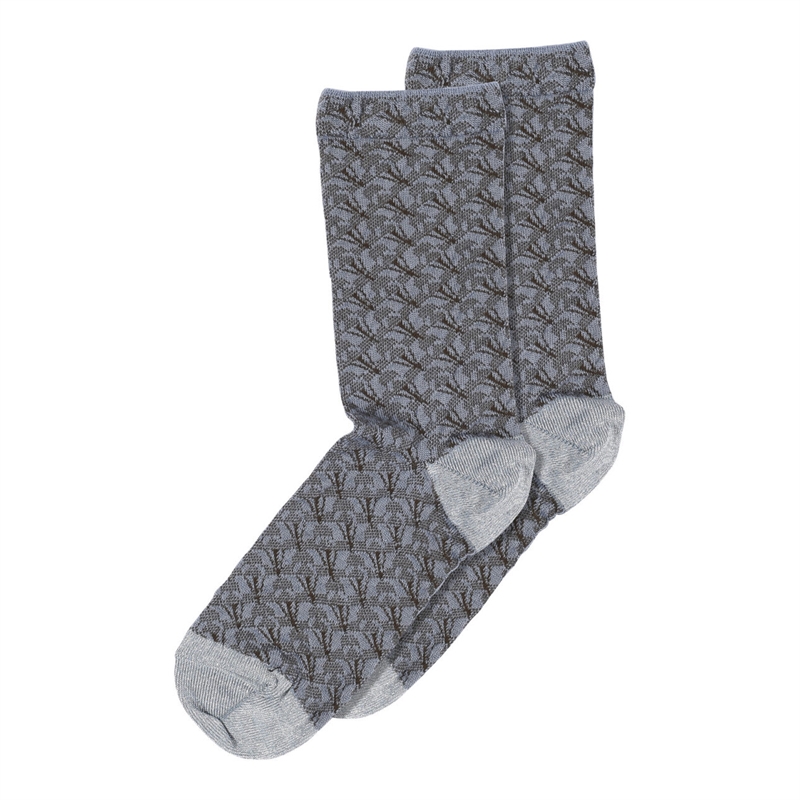 Mp Denmark Evelyn Socks 40/42 - Stone Blue hos parfumerihamoghende.dk 