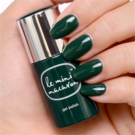 Le Mini Macaron Gel Neglelak - Emerald Green hos parfumerihamoghende.dk