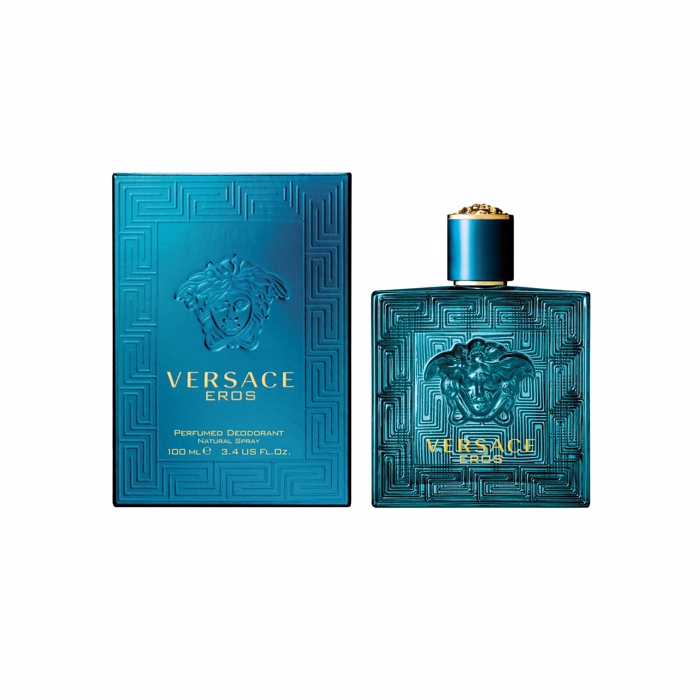 Versace Eros Pour Homme Deo Spray 100 ml i parfumerihamoghende.dk