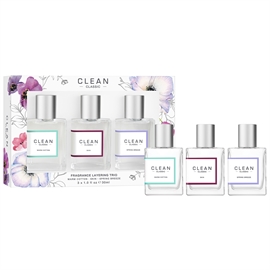 CLEAN Classic Layering Collection 3 x 30 ml med Warm Cotton, Skin og Spring Breeze hos parfumerihamoghende.dk 