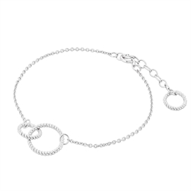 Pernille Corydon Double Twisted Bracelet Adj.16-19 cm hos parfumerihamoghende.dk 