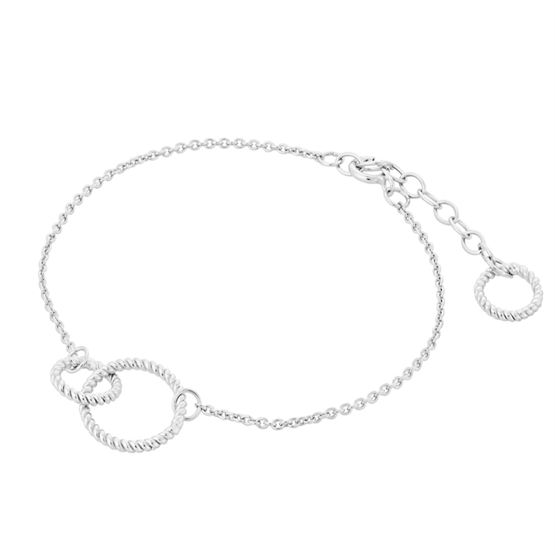 Pernille Corydon Double Twisted Bracelet Adj.16-19 cm hos parfumerihamoghende.dk 