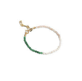 ENAMEL Copenhagen Gabriella Bracelet - Green, peach, pearl