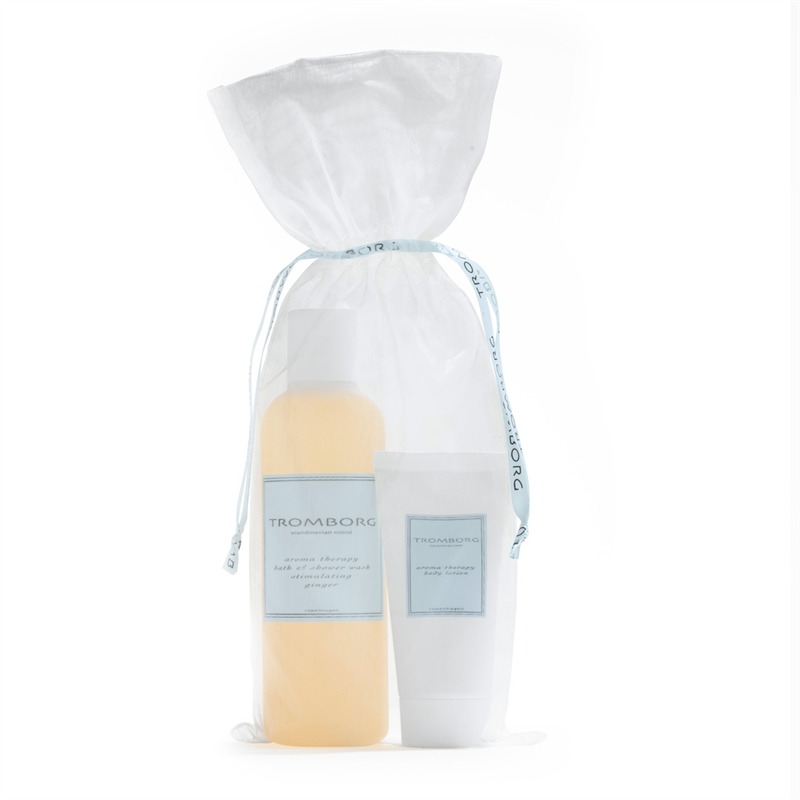 Tromborg Bath & Shower Ginger Gavesæt hos parfumerihamoghende.dk 