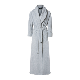 Karmameju Mount Everest Fleece Bathrobe Light Grey Medium