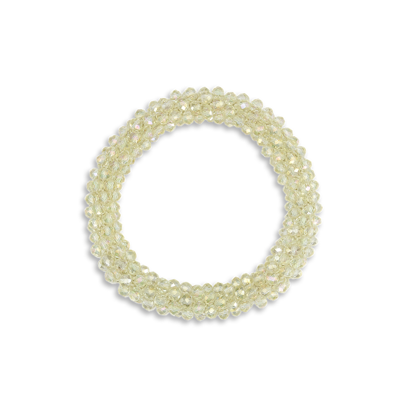 Sui Ava Beaded Hair Elastic - Lemon Sorbet