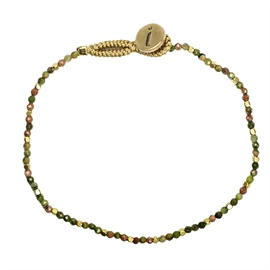 IBU Jewels Lulu Stone Dot Bracelet Unakite hos parfumerihamoghende.dk 