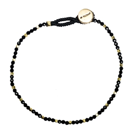 IBU Jewels Lulu Stone Dot Bracelet Onyx hos parfumerihamoghende.dk 