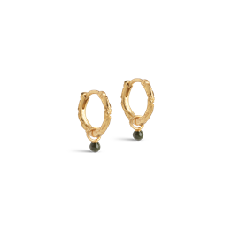 ENAMEL Copenhagen Belle Hoops - Khaki