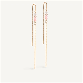 ENAMEL Copenhagen Rosa Earrings - Light Pink, Peach and Pearl hos parfumerihamoghende.dk 