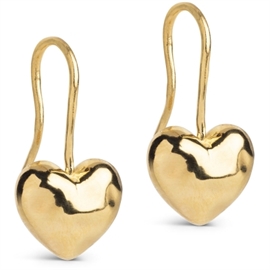 ENAMEL Copenhagen Poma Drop Heart Øreringe hos parfumerihamoghende.dk 