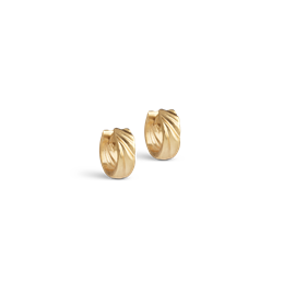 Enamel Copenhagen Wave Mini Hoops