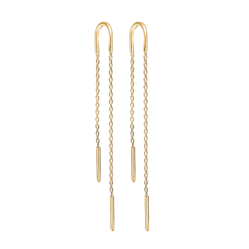 ENAMEL Copenhagen Hoop Chain Earrings hos parfumerihamoghende.dk 