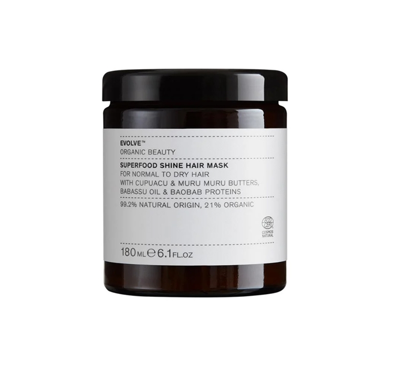 Evolve Superfood Shine Hair Mask 180 ml  hos parfumerihamoghende.dk 