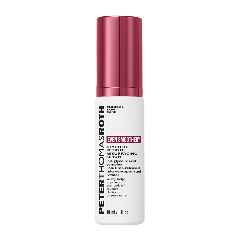 Peter Thomas Roth Even Smoother Glycolic Retinol Resurfacing Serum 30 ml hos parfumerihamoghende.dk 