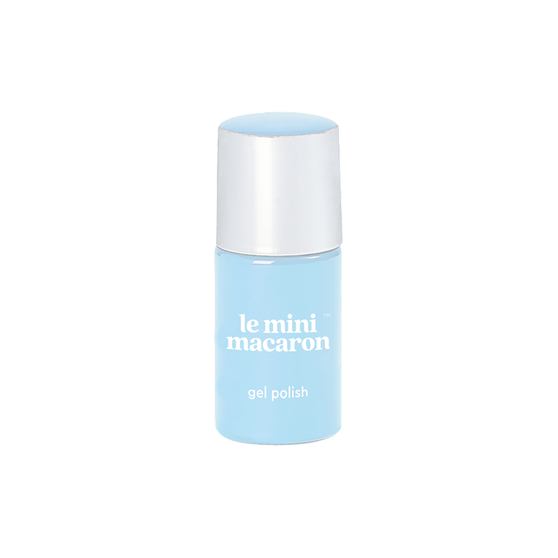 Le Mini Macaron Gel Neglelak - Blue Vanilla 10 ml hos parfumerihamoghende.dk 