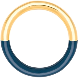 LULU Copenhagen Double Color Ring Gold Retro Dark Blue hos parfumerihamoghende.dk 